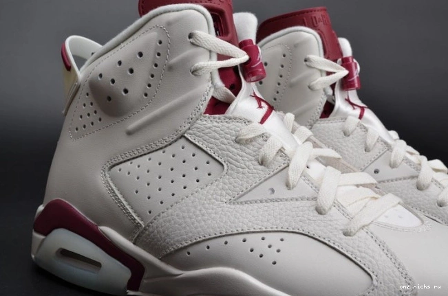 Rep Onekick Jordan Retro Maroon white 384664-116 6 Air 0813